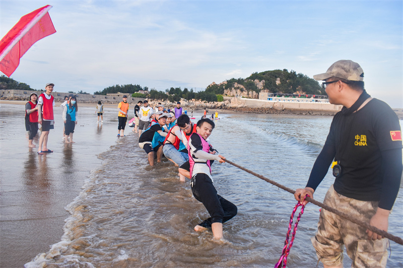 2022年福州旭福“齐心协力传帮带 追求卓越铸辉煌”拓展培训，平潭旅游景点攻略、平潭团建基地、平潭拓展公司
